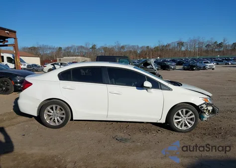 2012 Honda Civic Ex z USA, uszkodzony, nr VIN 19XFB2F86CE311019